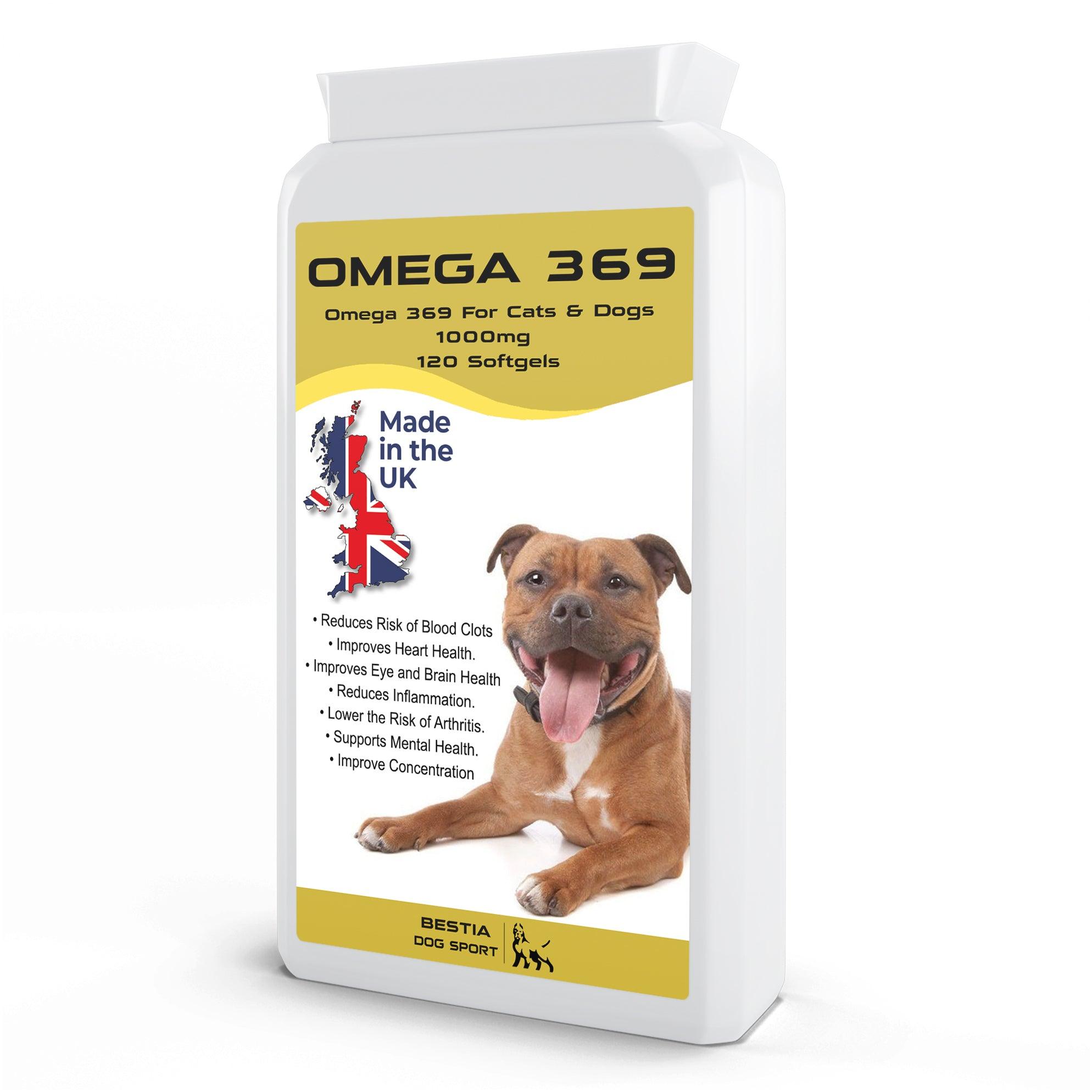Bestia Dog Sport Omega 369 – Nahrungsergänzung für Hunde