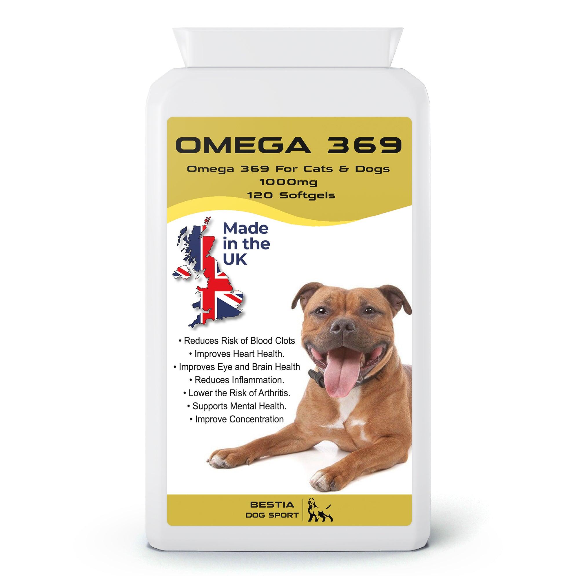 Bestia Dog Sport Omega 369 – Nahrungsergänzung für Hunde
