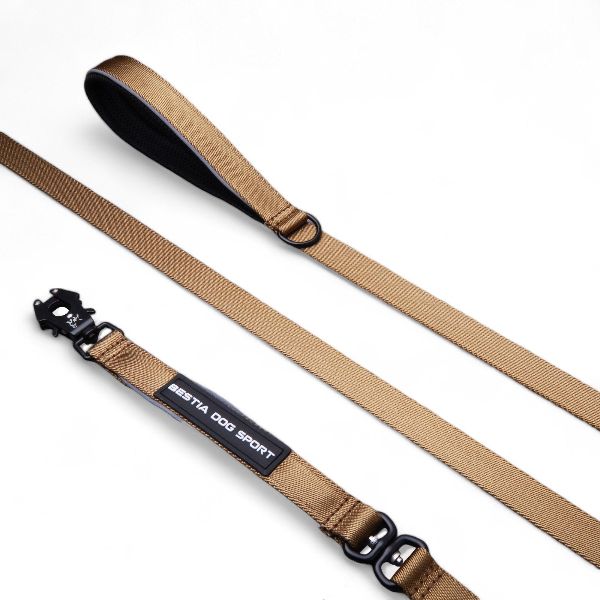 Bestia Dog Sport GripPro Hundeleine – Nylon mit weichem Griff