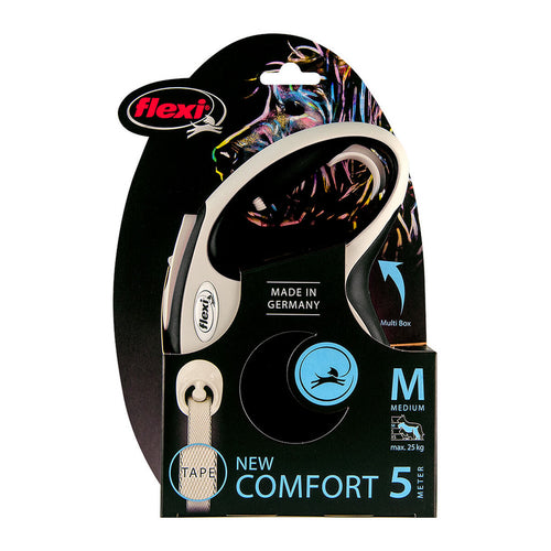 Flexi Hundeleine NEW COMFORT 8 m Schwarz Größe L