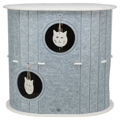 Trixie Play Box Mara Oval Felt Sand Grey