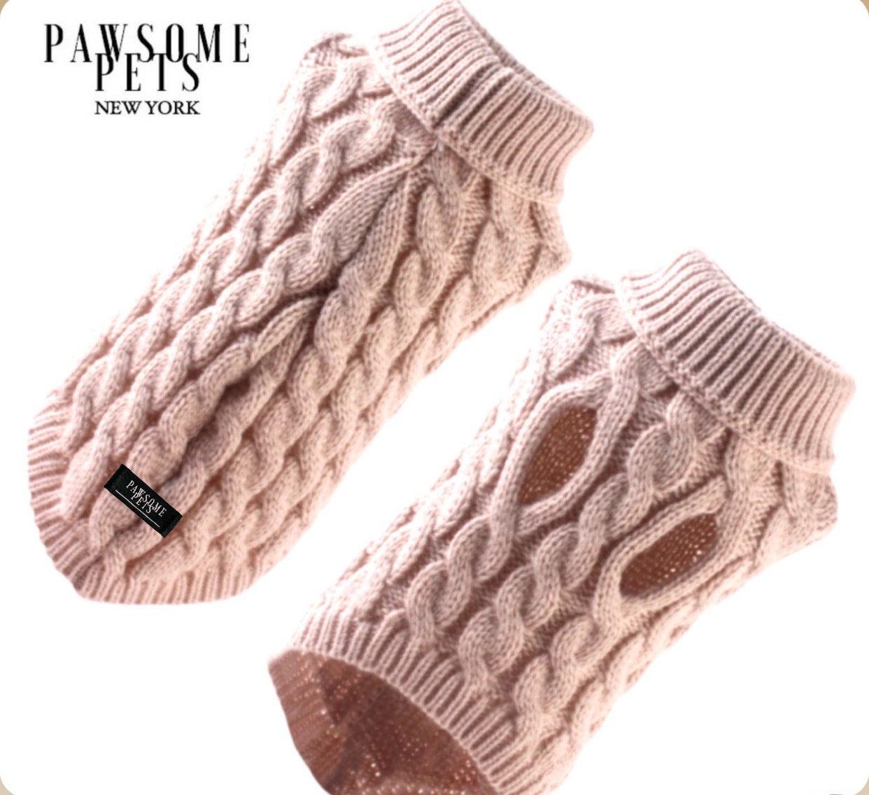 Extra warmer Strickpullover für Hunde & Katzen – Beige