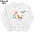 Sweatshirt mit Katzen-Motiv – Orange Cat Design