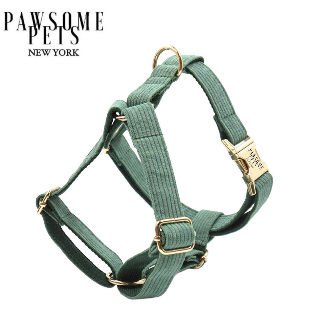 Step-In Hundegeschirr Olive Green – Pawsome Pets