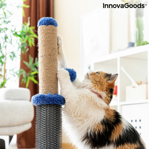 Kratz- und Massageständer mit Ball für Katzen
