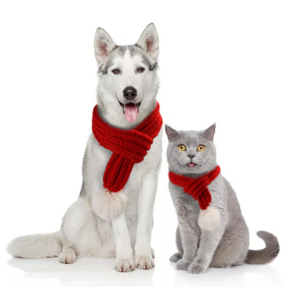 Gehäkelter Halstuch für Hunde & Katzen – Warmer Schal für Haustiere
