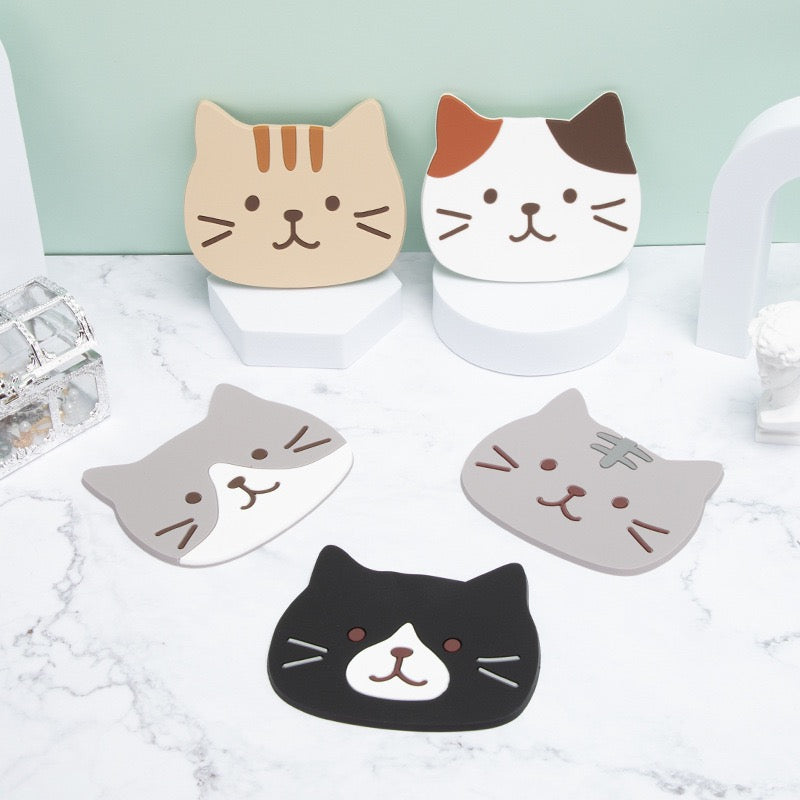 Pawsome Untersetzer mit Katzen-Design