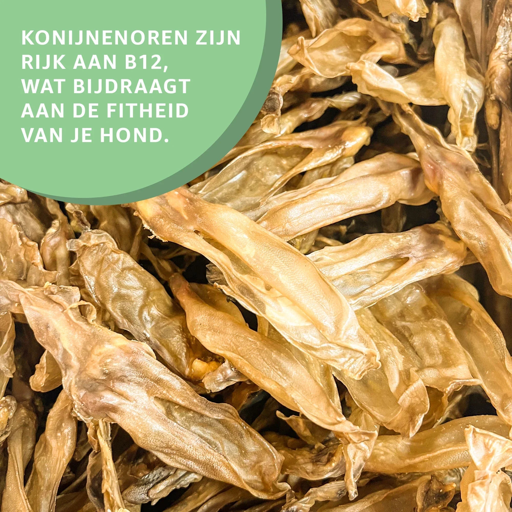 Kaninchenohren ohne Haar – Naturkausnack für Hunde