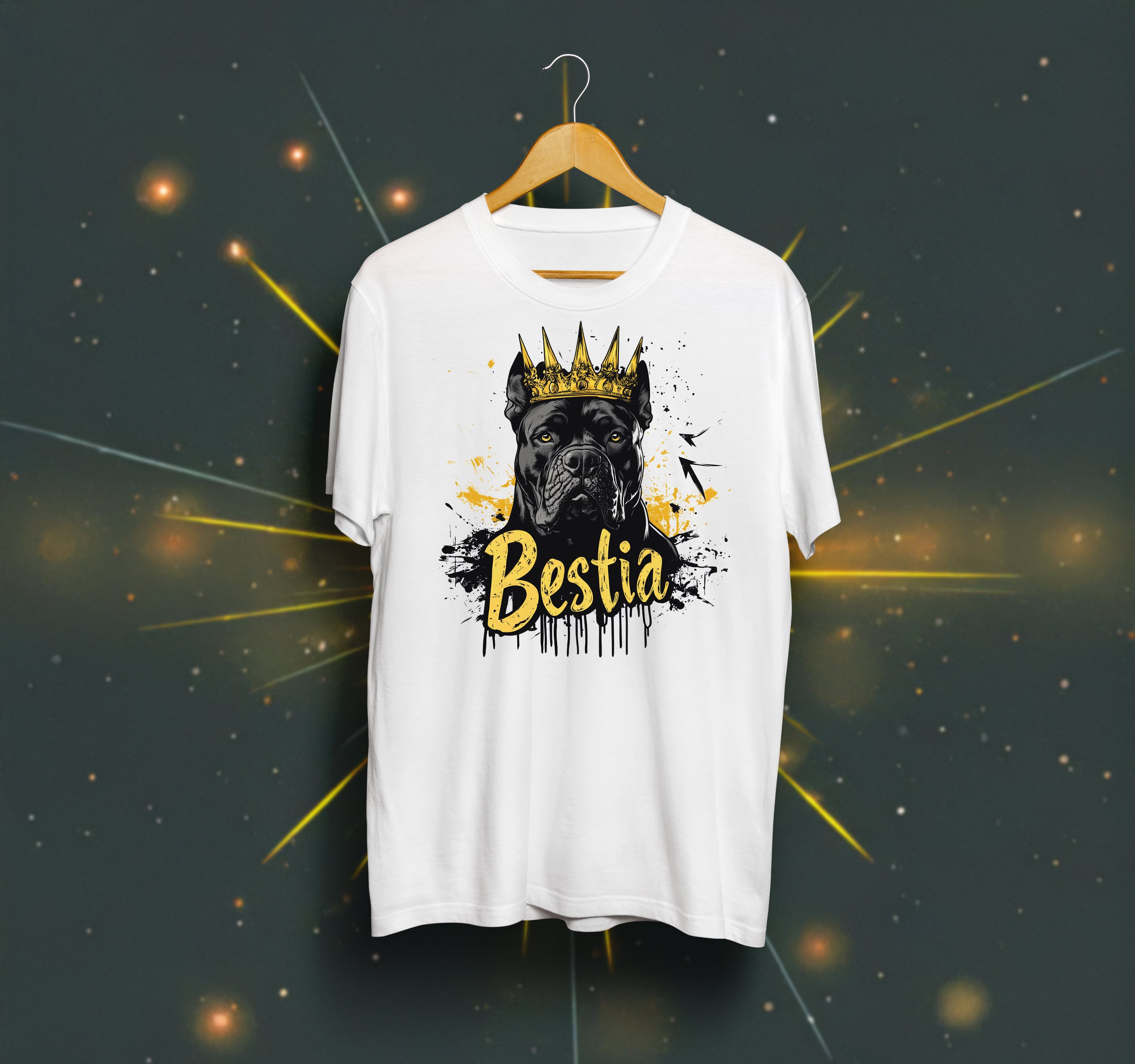 Cane Corso T-Shirt Weiß V3 – Hunde-Motiv