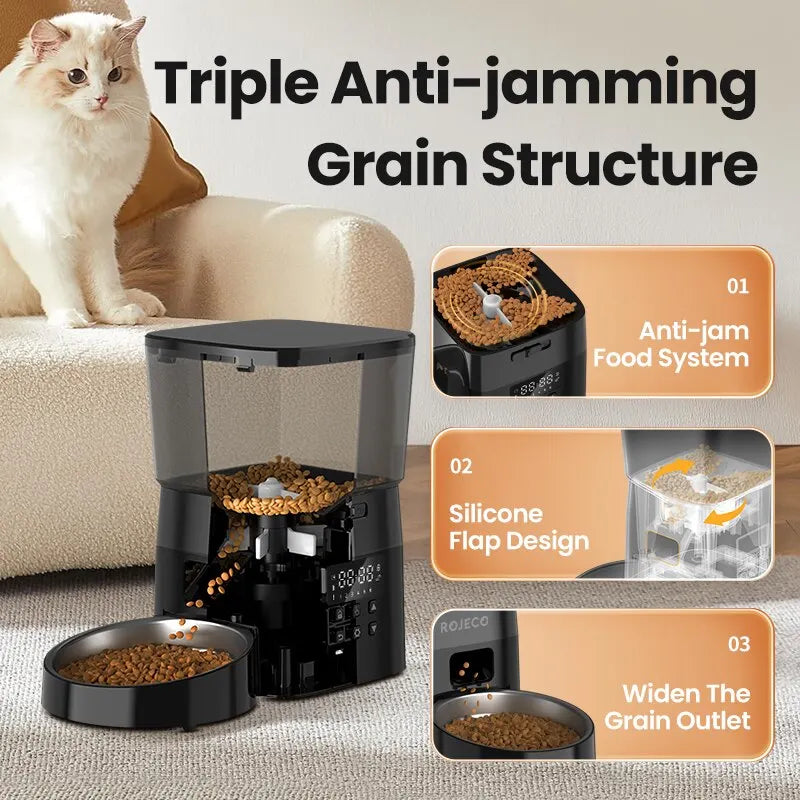 Smarter Automatik-Futterspender für Hunde & Katzen – 2L