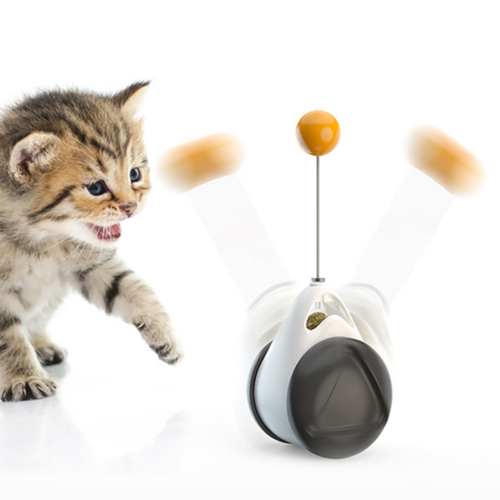 Kippspielzeug mit Ball für Katzen – Interaktives Tumbler Katzenspielzeug