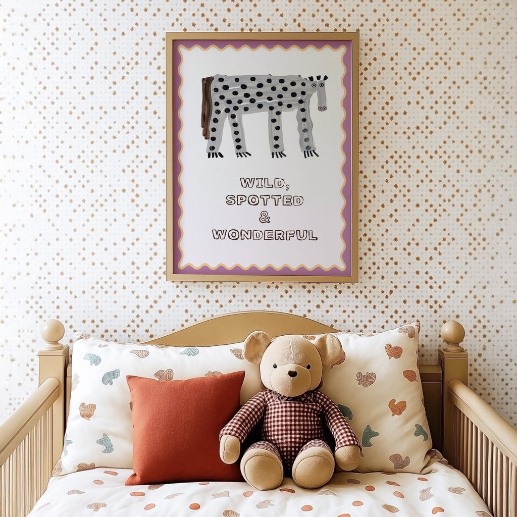 Poster Kinderzimmer Zitrone · Be Kind Spruch · Fruchtige Wanddeko mit Gesicht · Liebevolle Botschaft für Kinder · Dekoprint ohne Rahmen