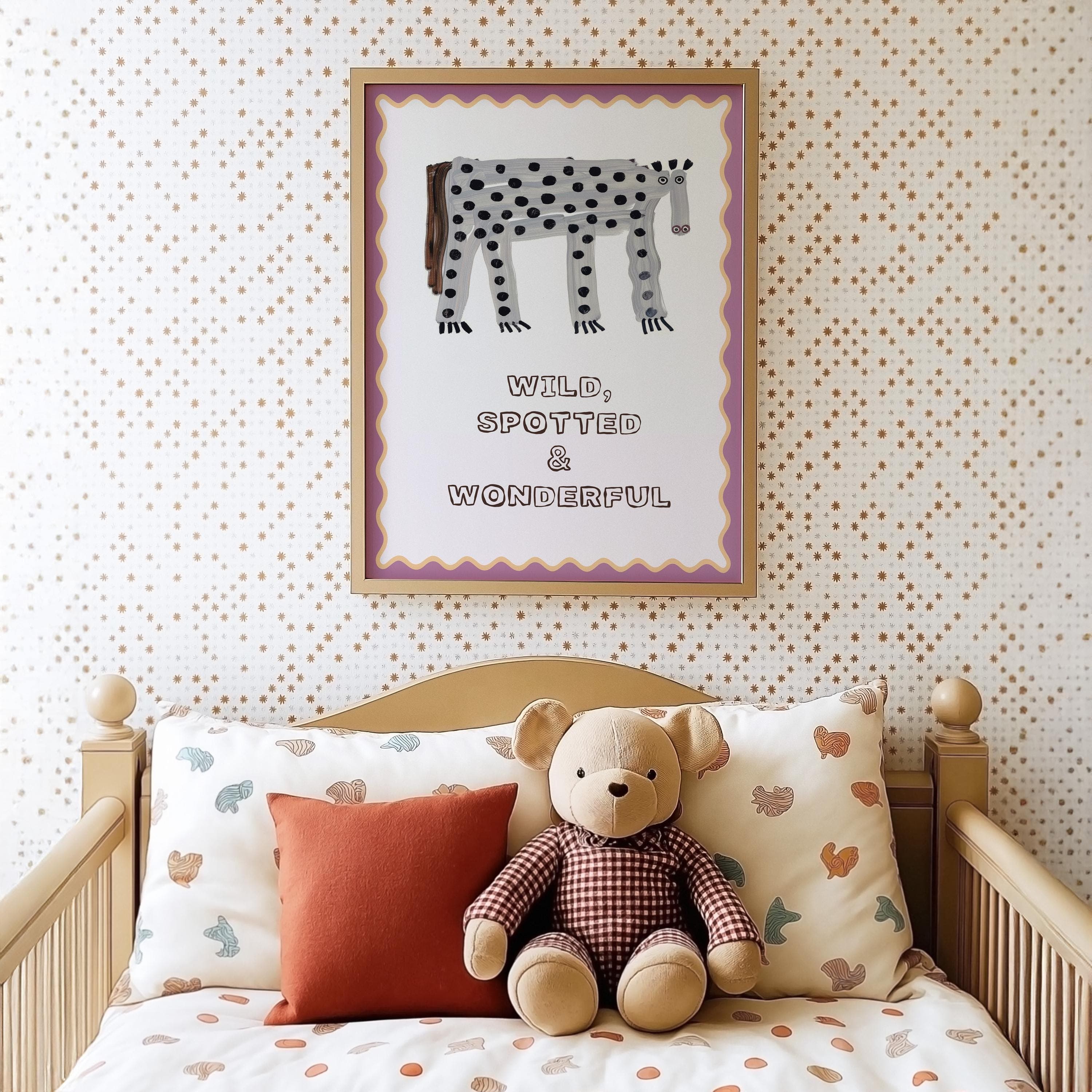Poster Kinderzimmer Zitrone · Be Kind Spruch · Fruchtige Wanddeko mit Gesicht · Liebevolle Botschaft für Kinder · Dekoprint ohne Rahmen