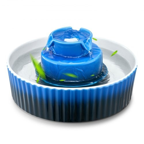 Keramik Katzenbrunnen 2,1L – Cupcake Design mit Dual-Filtration
