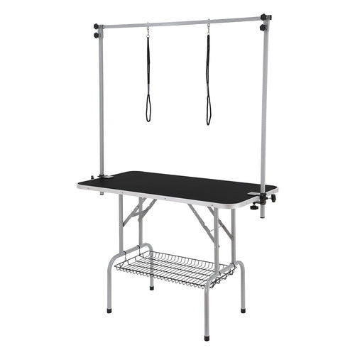 Hundefriseur-Tisch 117 cm mit Klammmerarmen – Professionelle Pflegestation